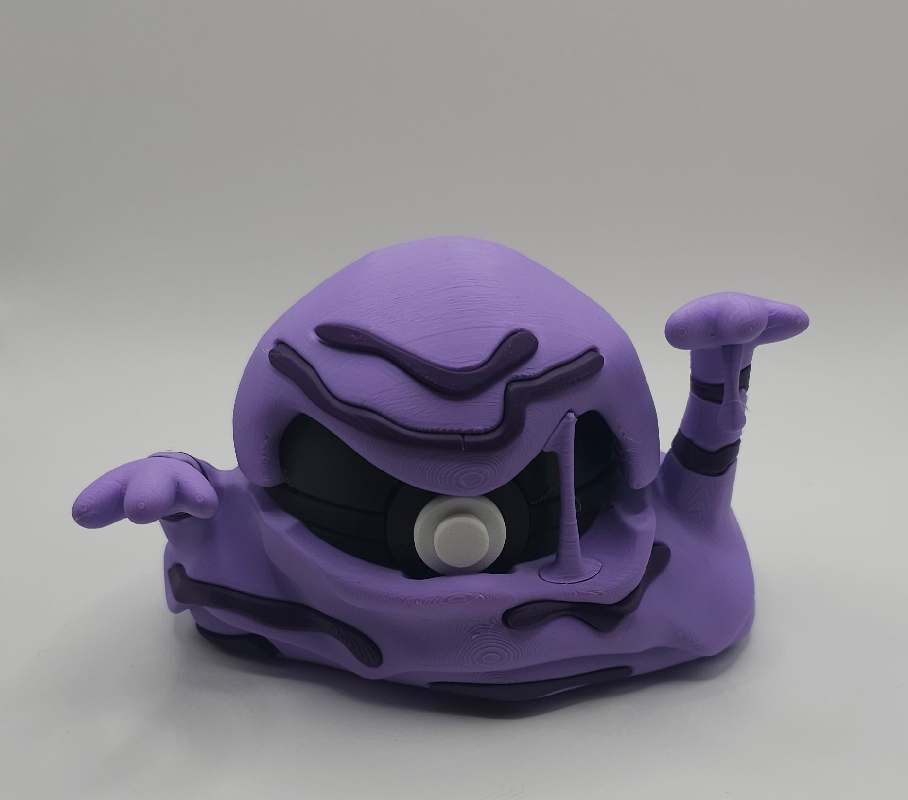 Pokemon Character Design- 3D Printed Pokeball- Muk- Unique Display Collectible