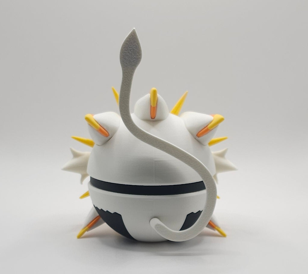 Pokemon Character Design- 3D Printed Pokeball- Solgaleo- Unique Display Collectible