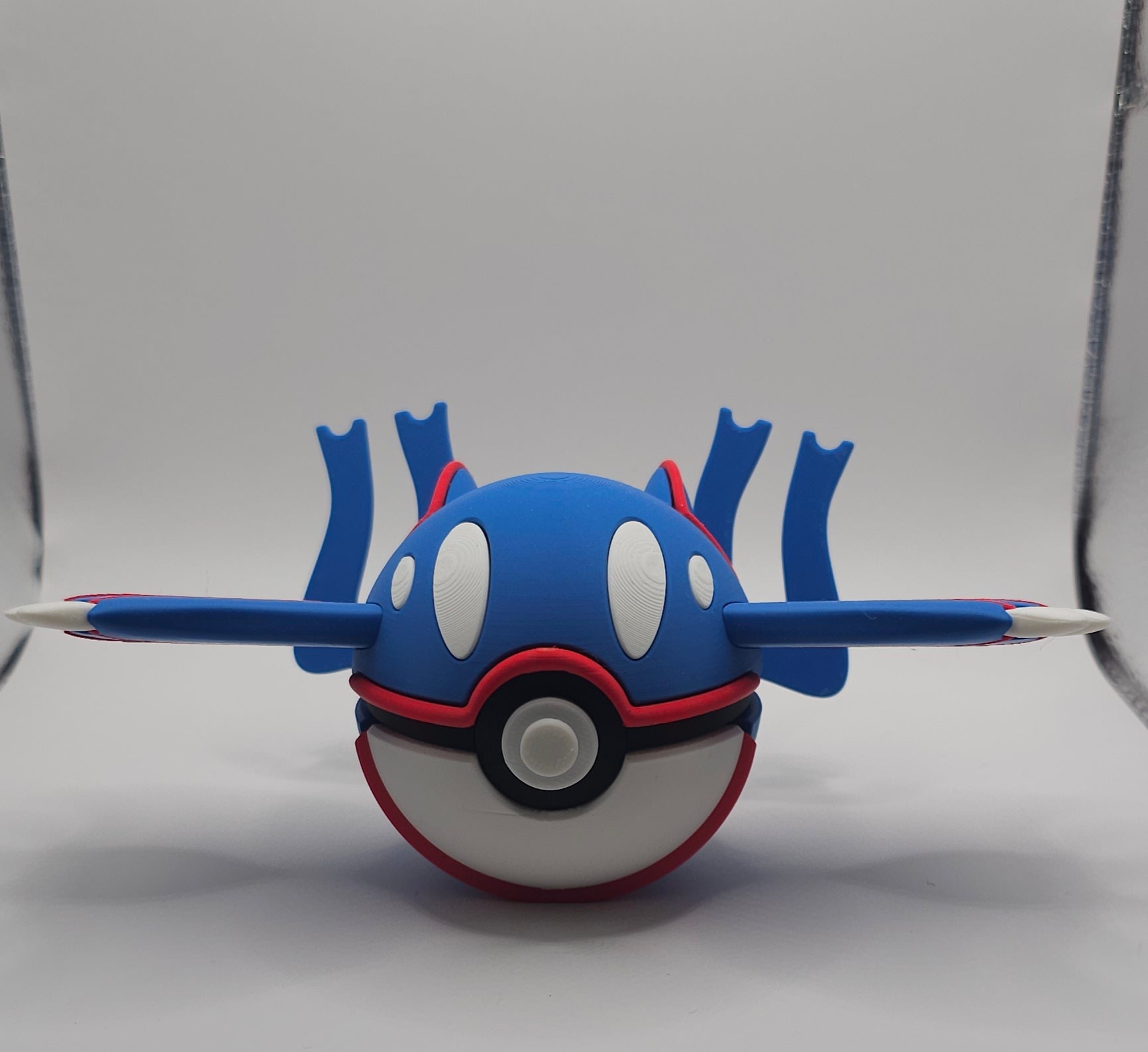 Pokemon Character Design 3D Printed Pokeball - Kyogre - Unique Display Collectible