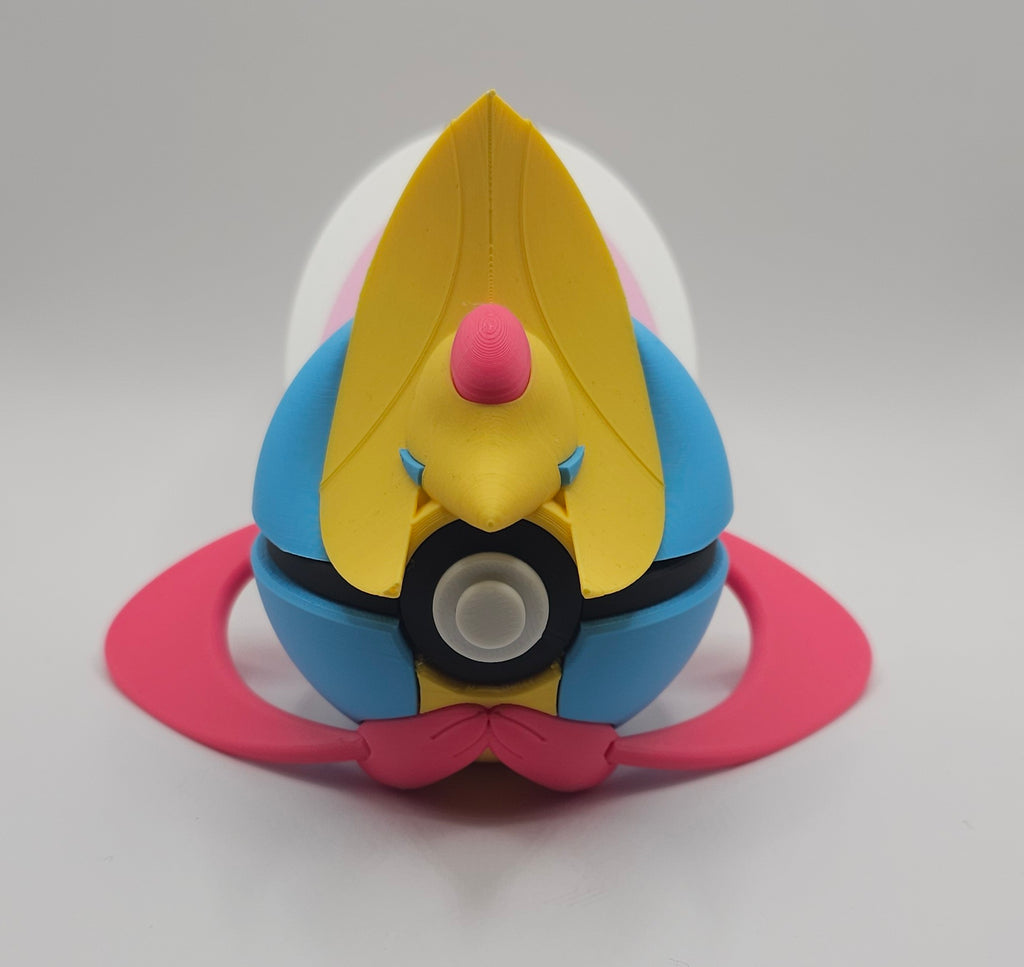 Pokemon Character Design- 3D Printed Pokeball- Cresselia- Unique Display Collectible