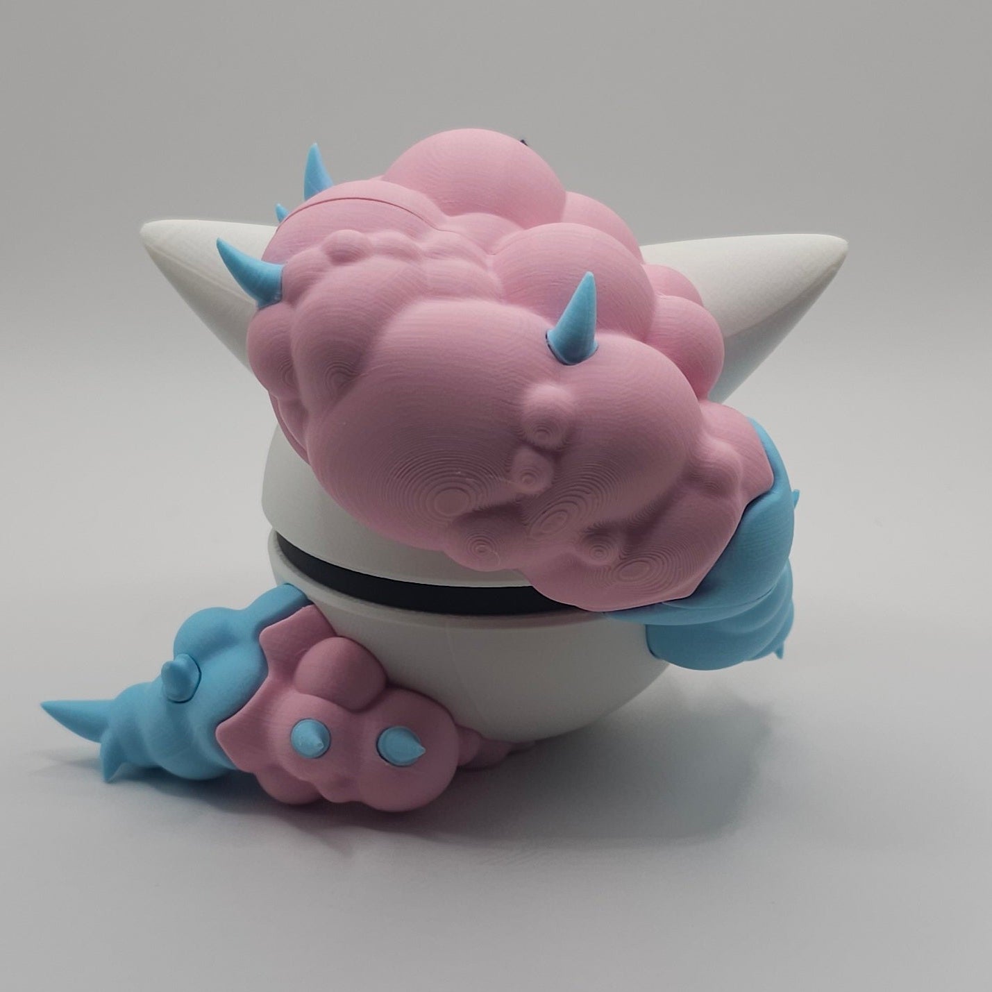 Pokemon Character Design- 3D Printed Pokeball- Galarian Ponyta- Unique Display Fan Art Collectible