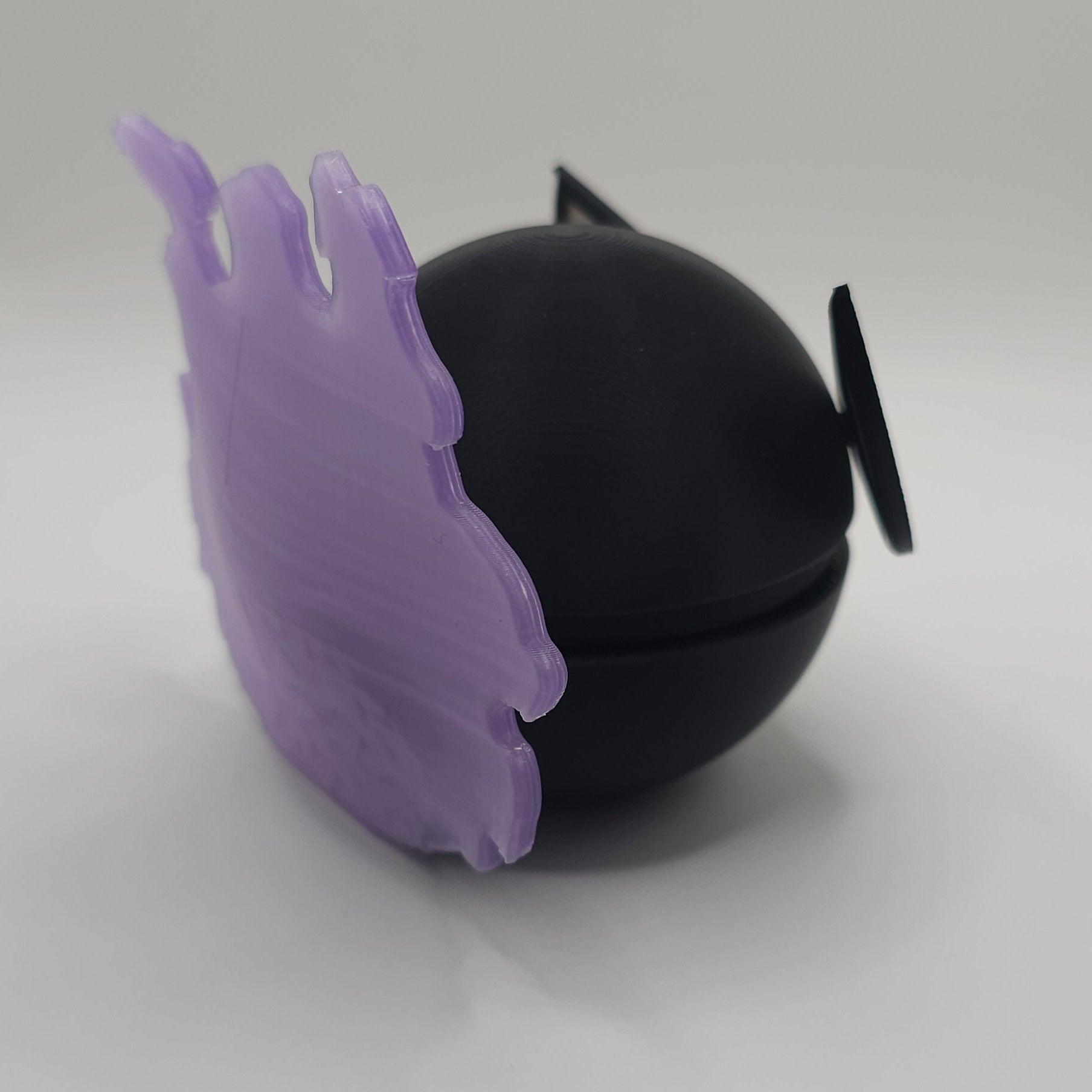 Pokemon Character Design 3D Printed Pokeball - Gastly - Unique Display Collectible