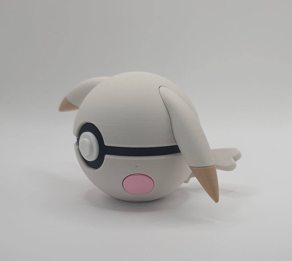 Pokemon Character Design- 3D Printed Pokeball- Peakychu- Unique Display Collectible