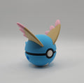 Pokemon Character Design- 3D Printed Pokeball- Amaura- Unique Display Collectible