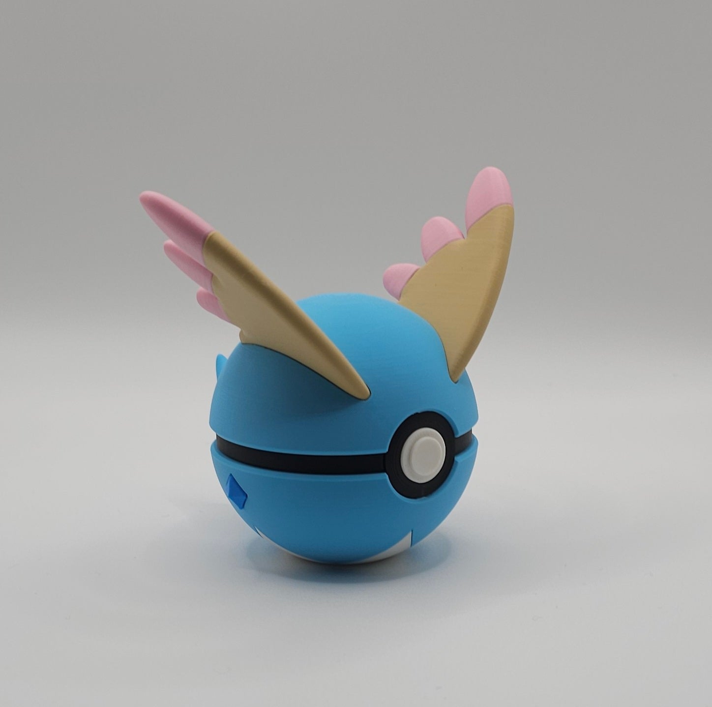 Pokemon Character Design- 3D Printed Pokeball- Amaura- Unique Display Collectible