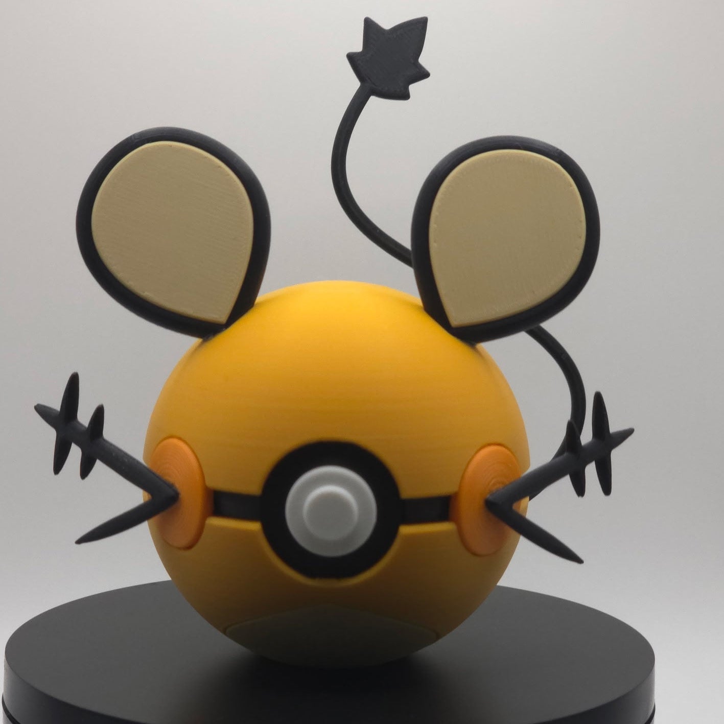 Pokemon Character Design- 3D Printed Pokeball- Dedenne- Unique Display Collectible