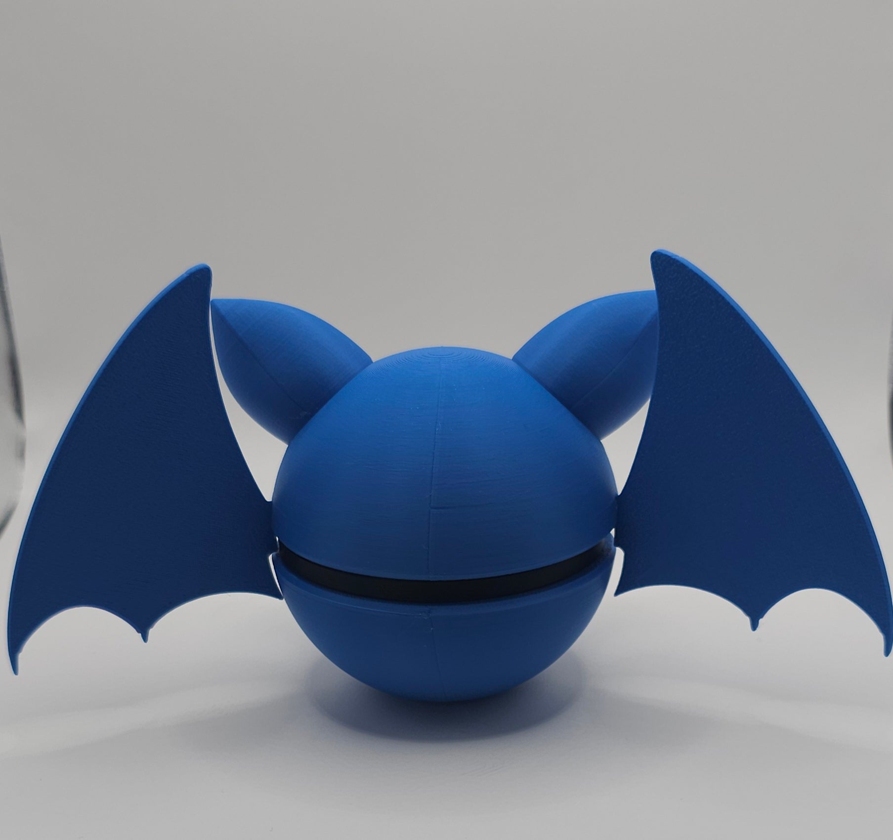 Pokemon Character Design - 3D Printed Pokeball - Zubat - Unique Display Collectible