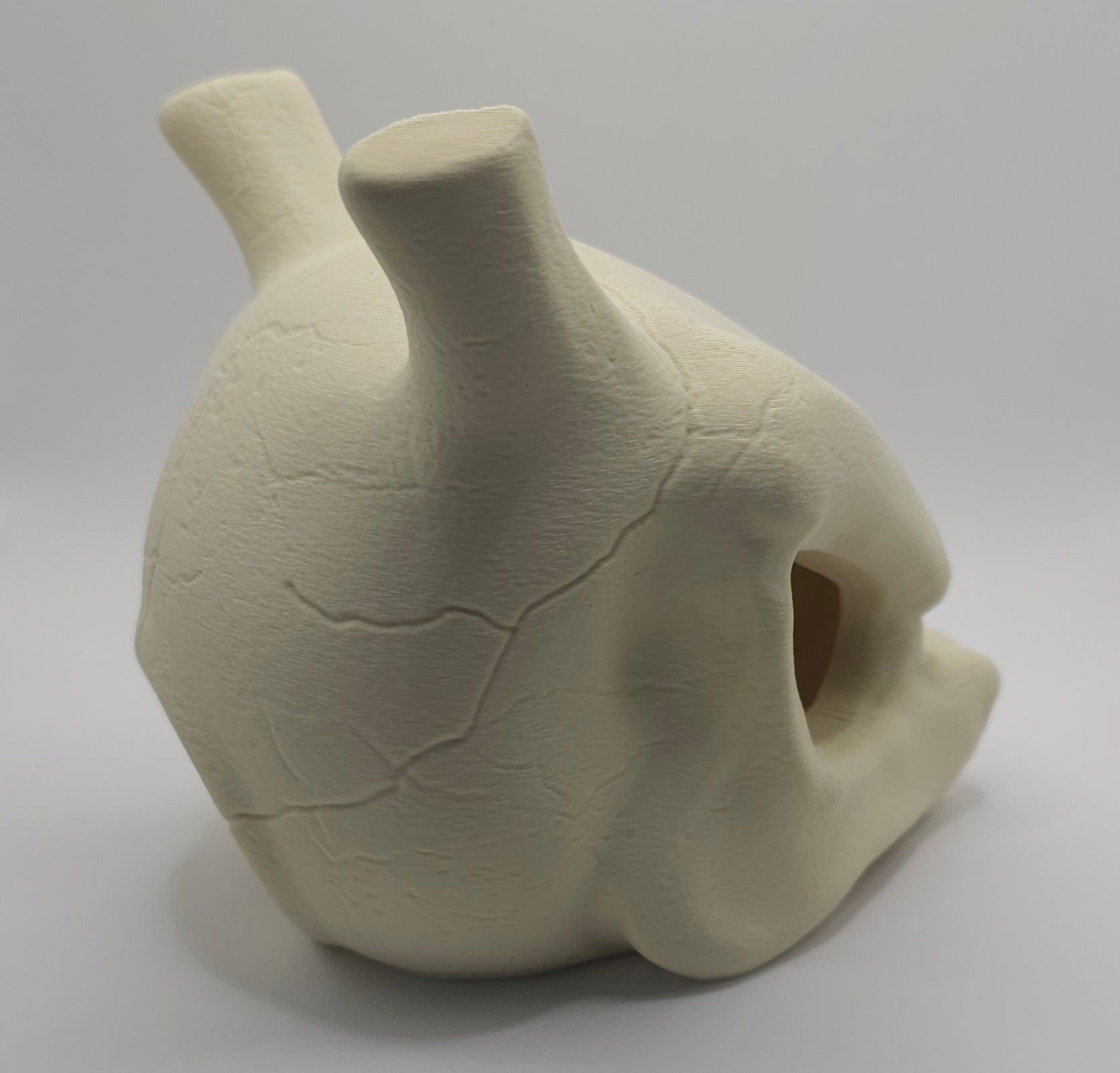Mewtwo Skull- 3D Printed Pokemon Inspired Display Figure- Unique Fan Art Collectible