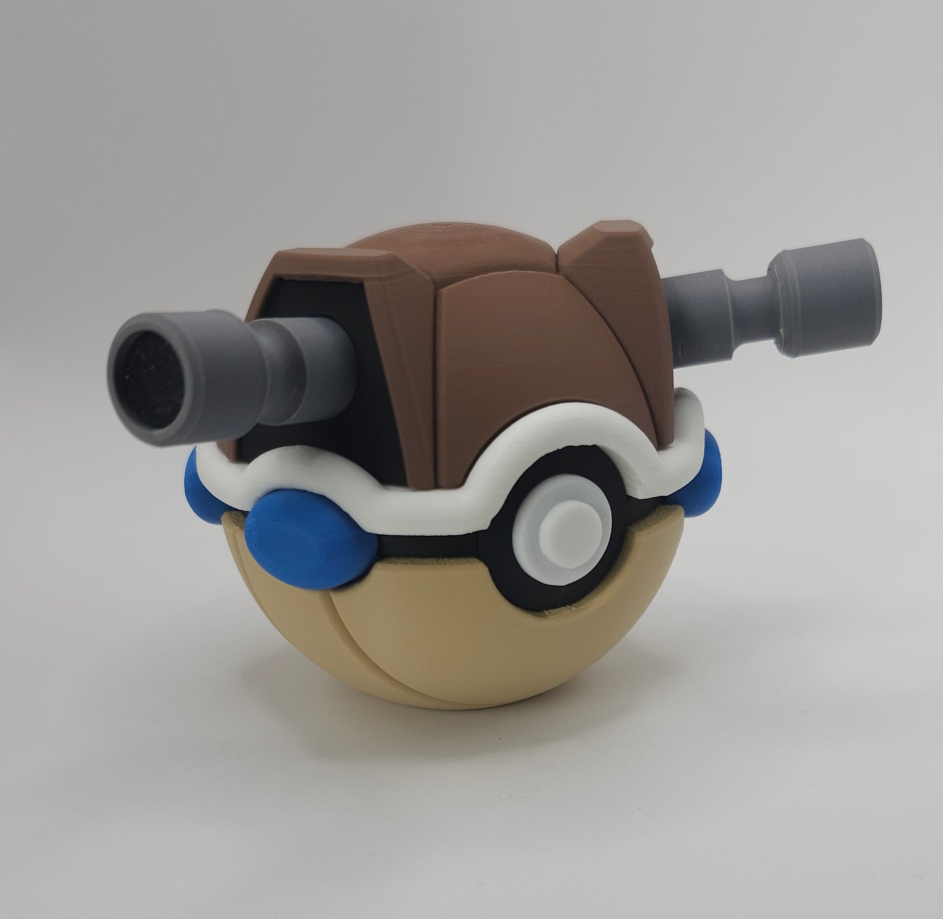 Pokemon Character Design 3D Printed Pokeball - Blastoise - Unique Display Collectible
