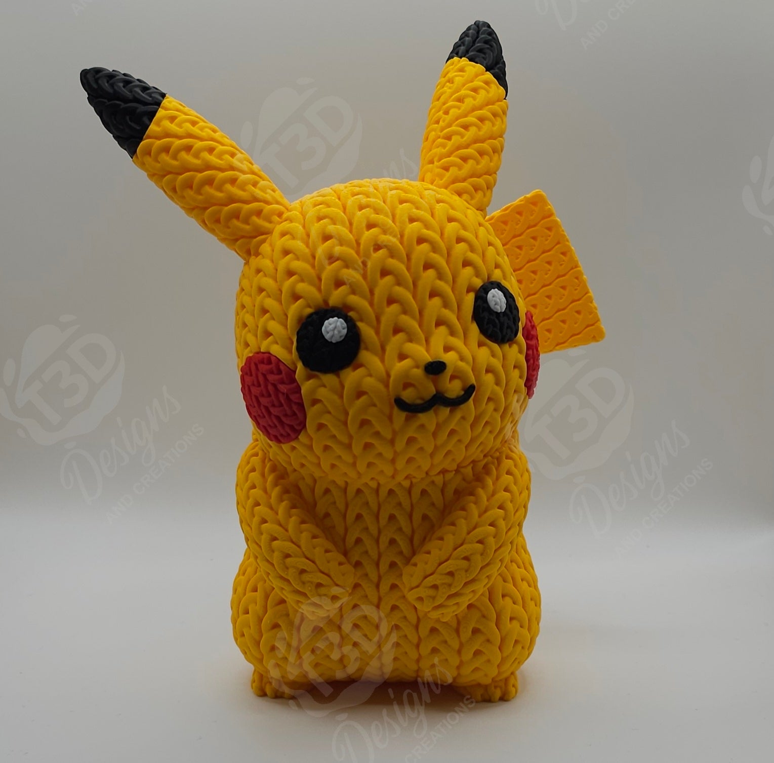 Pikachu Knitted Design Figure