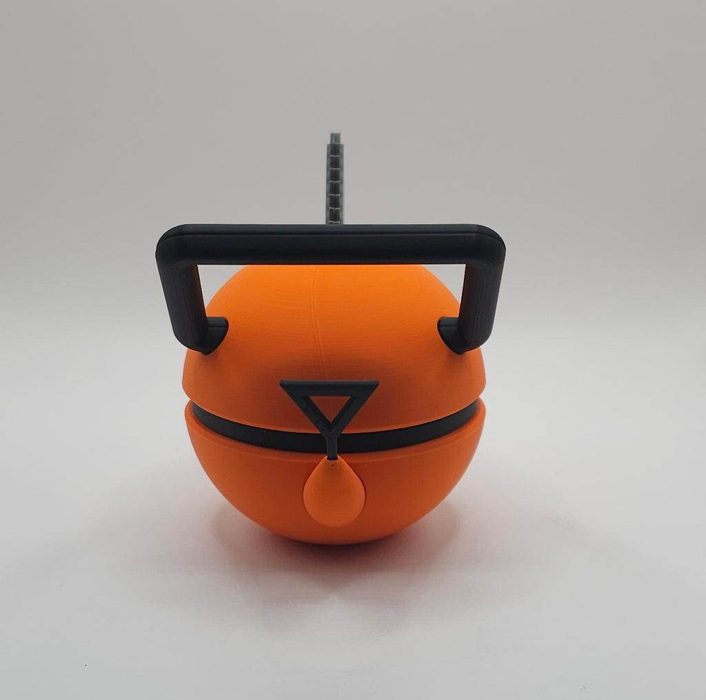 Chainsaw Man Character Pochita Design- 3D Printed Pokeball- Unique Display Collectible