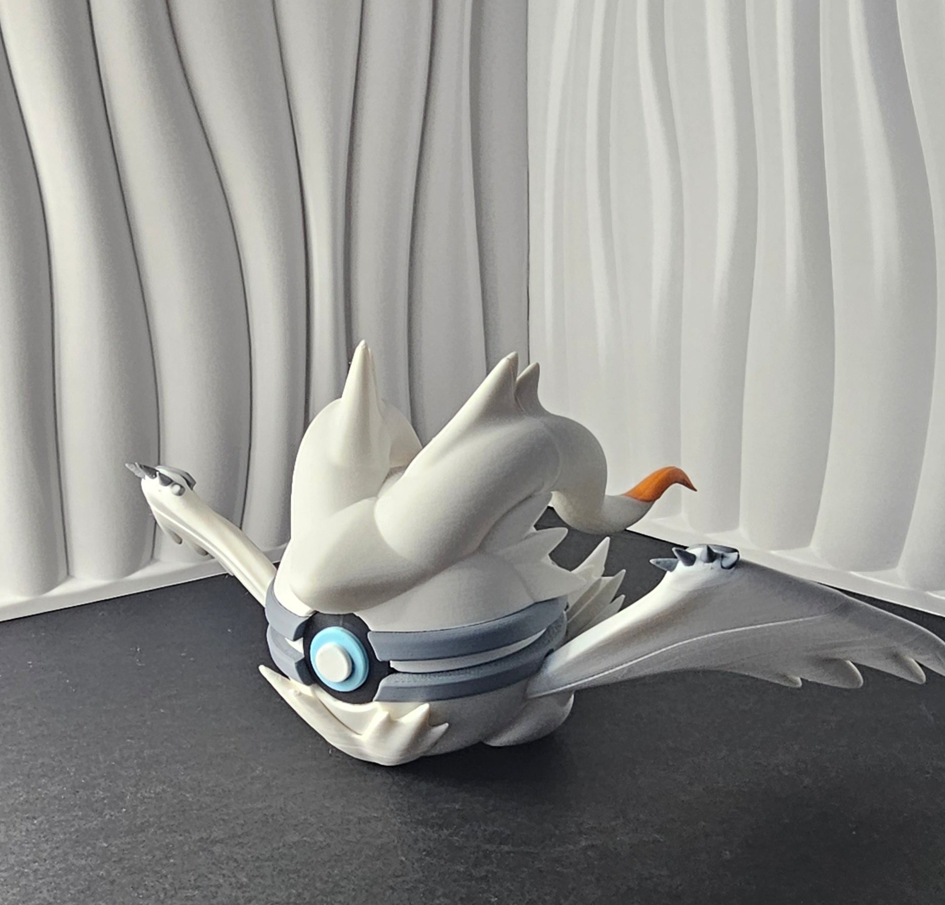 Pokemon Character Design- 3D Printed Pokeball- Reshiram- Unique Display Collectible
