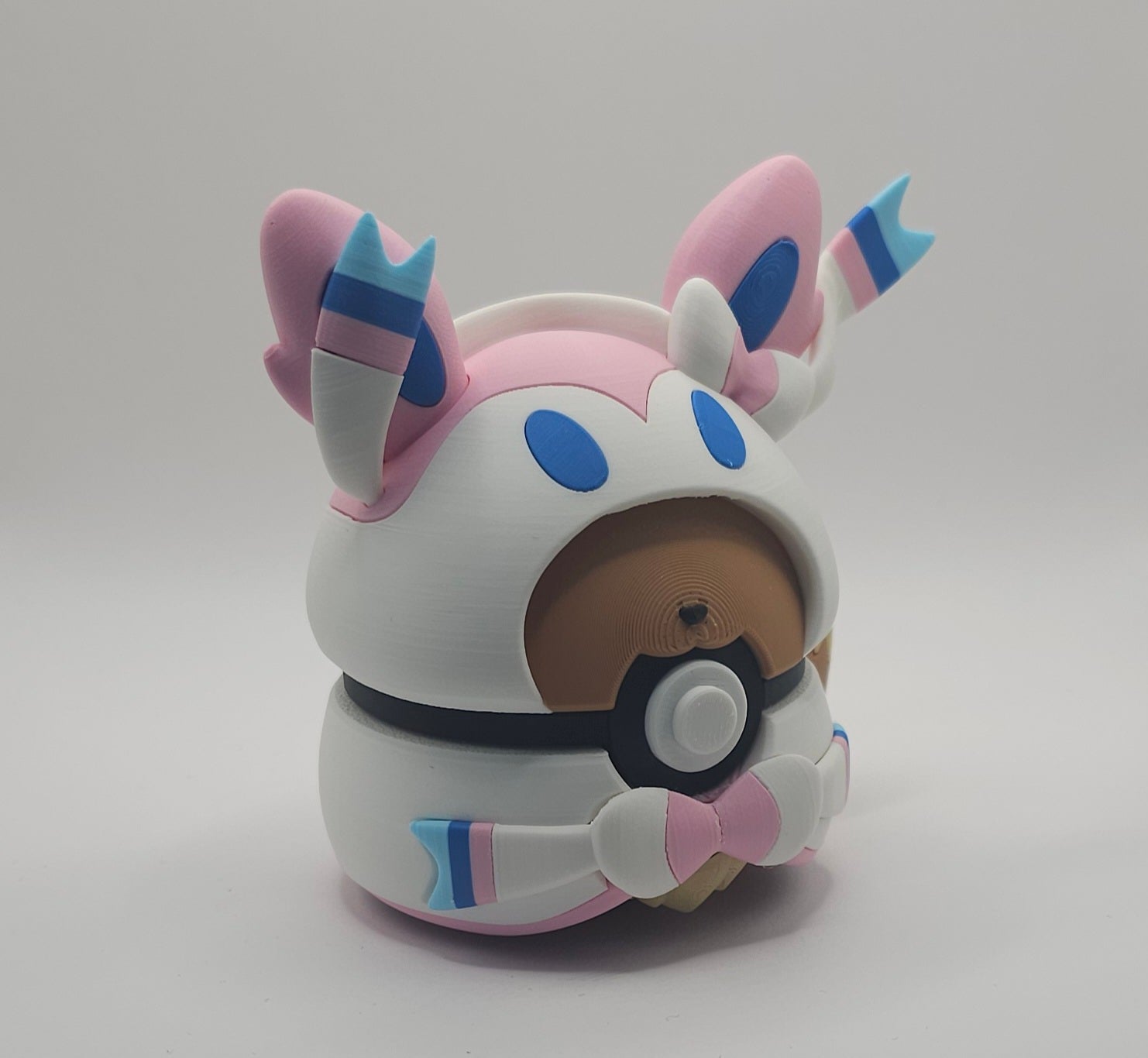 Pokemon Eeveelutions Poncho Design- 3D Printed Pokeball- Unique Display Fan Art Collectible