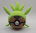 Pokemon Character Design- 3D Printed Pokeball- Chespin- Unique Display Collectible