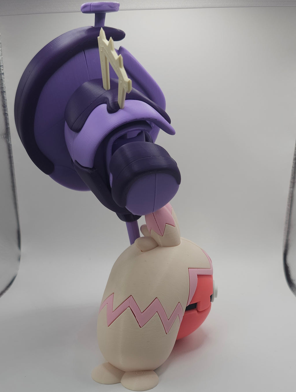 Pokemon Character Design- 3D Printed Pokeball- Tinkaton- Unique Display Collectible
