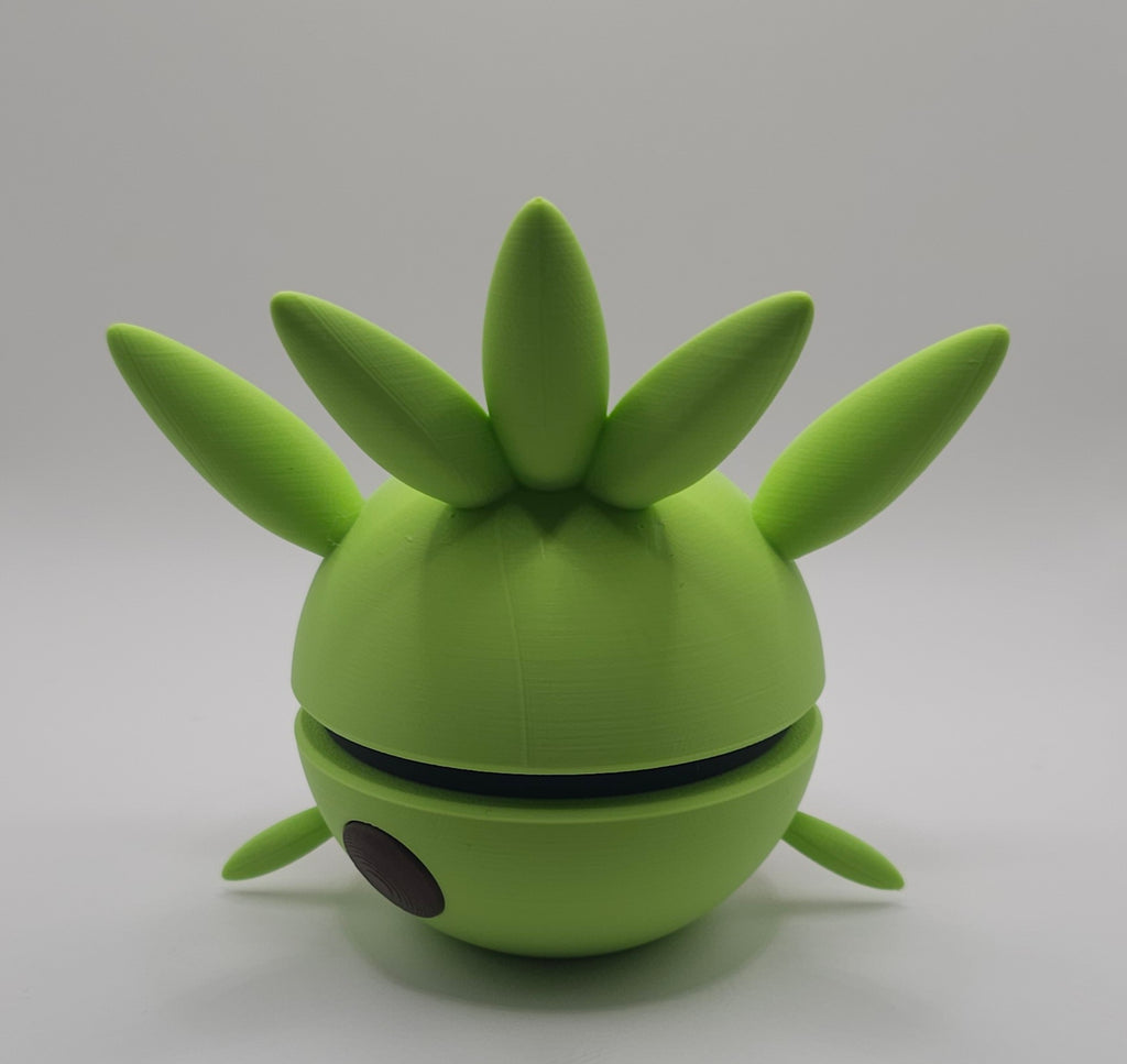 Pokemon Character Design- 3D Printed Pokeball- Chespin- Unique Display Collectible