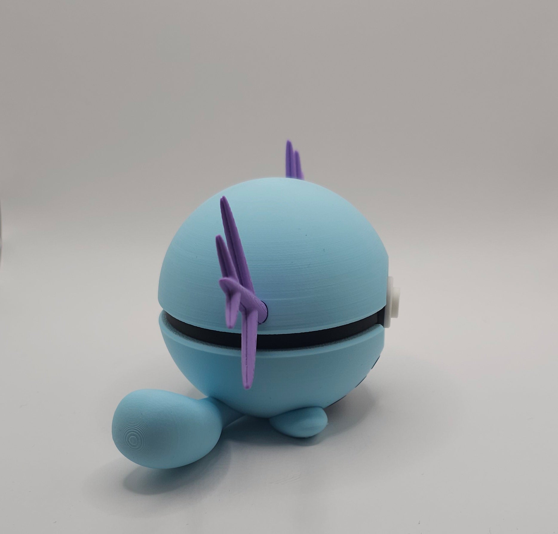 Pokemon Character Design - 3D Printed Pokeball - Wooper - Unique Display Collectible