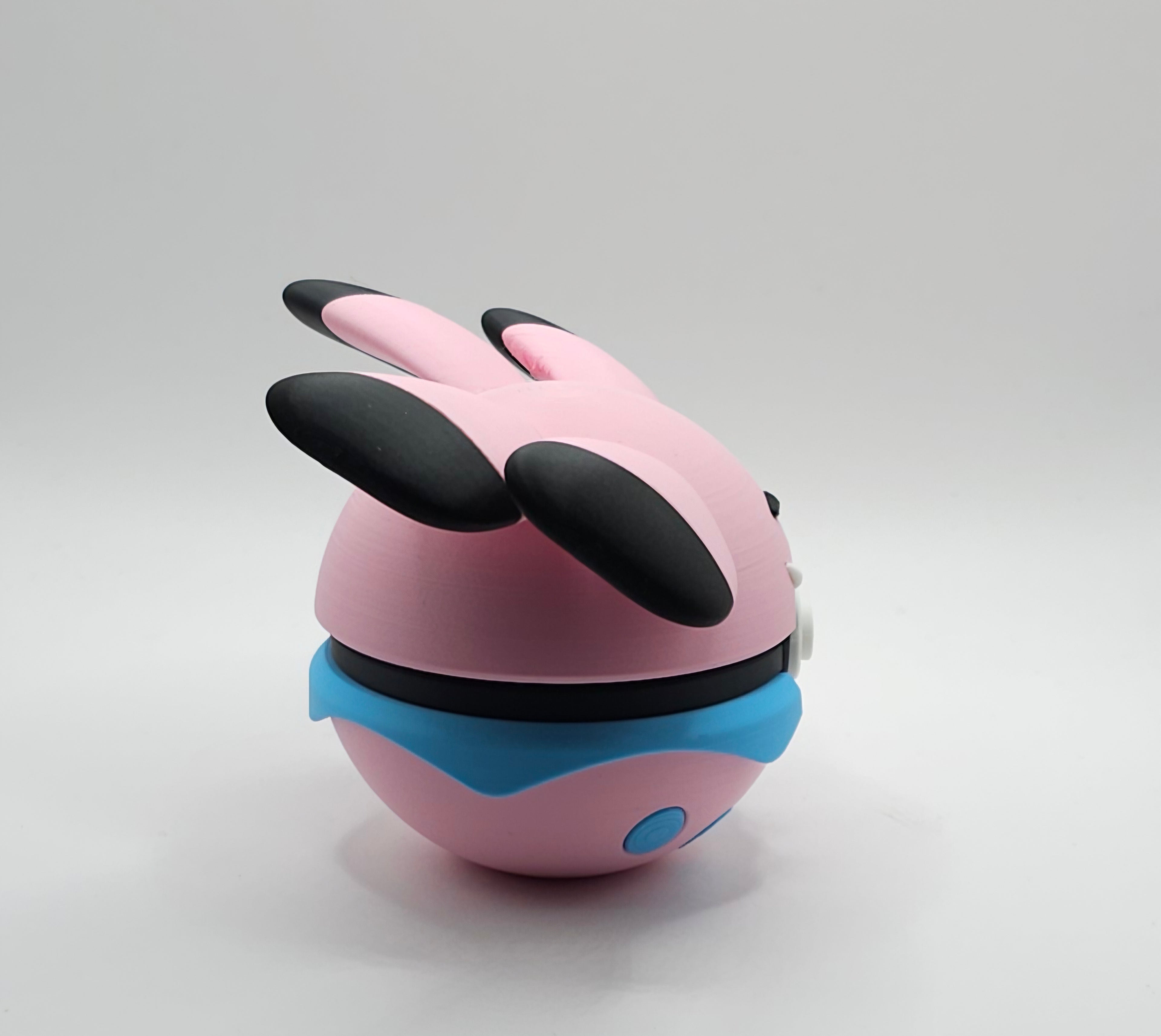 Pokemon Character Design- 3D Printed Pokeball- Snubbull - Unique Display Collectible