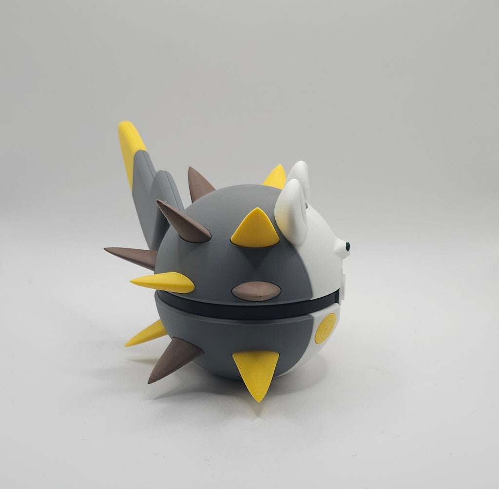 Pokemon Character Design- 3D Printed Pokeball- Togedemaru- Unique Display Collectible