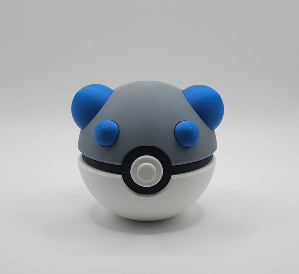 Pokemon 3D Printed Pokeball- Heavy Ball Design- Unique Fan Art Collectible