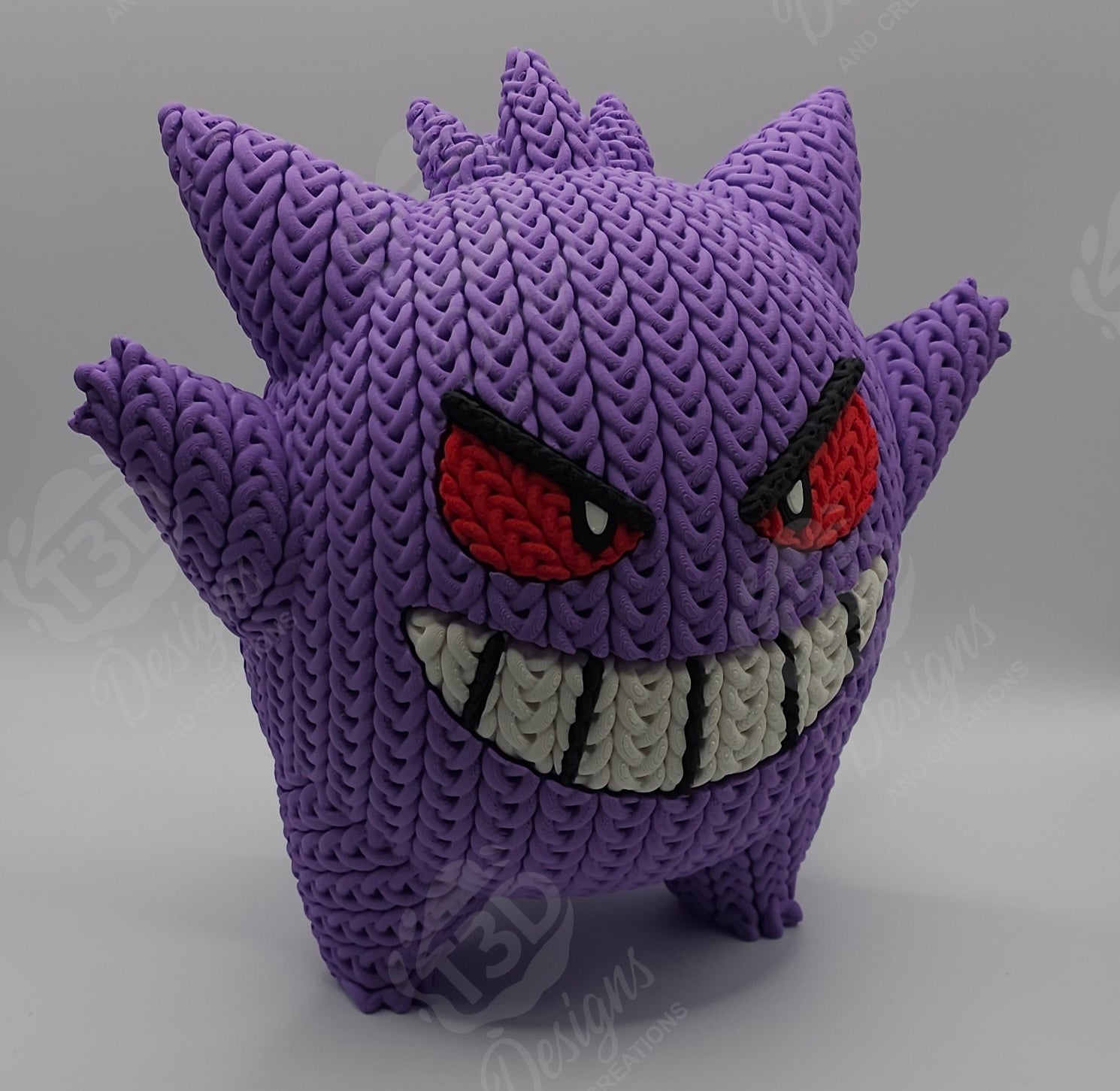 Gengar Knitted Design Figure