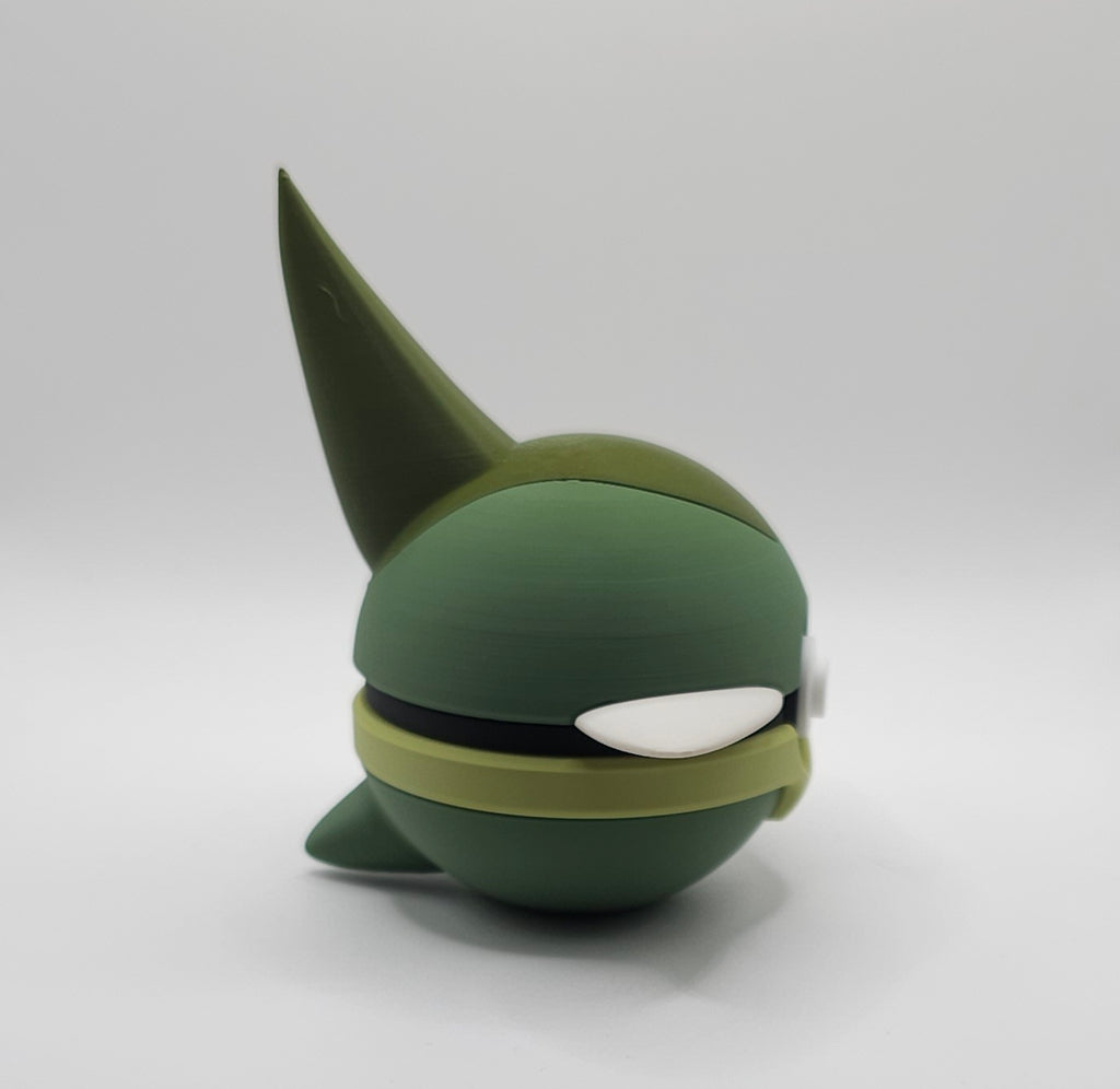 Pokemon Character Design - 3D Printed Pokeball- Axew- Unique Display Collectible