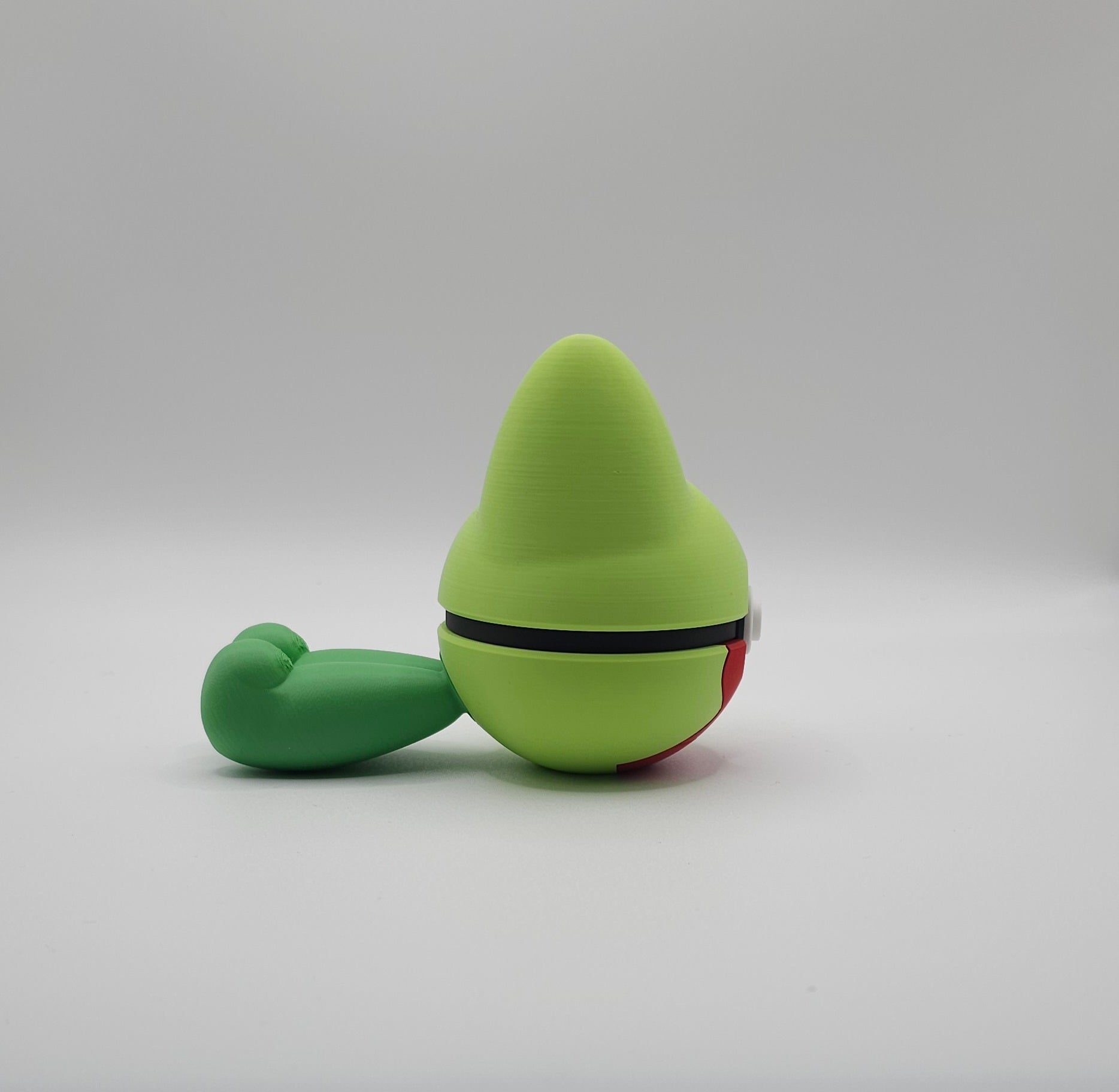 Pokemon Character Design- 3D Printed Pokeball- Treeko- Unique Display Collectible