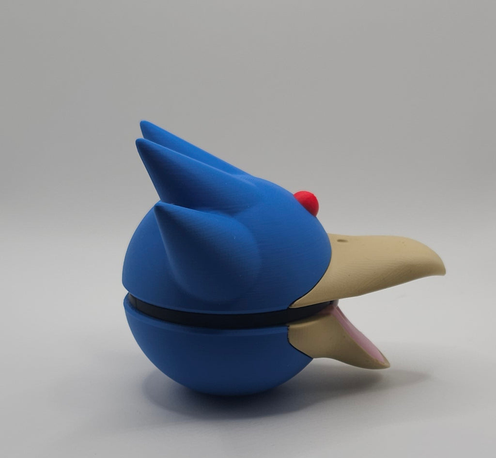 Pokemon Character Design - 3D Printed Pokeball - Golduck - Unique Display Collectible