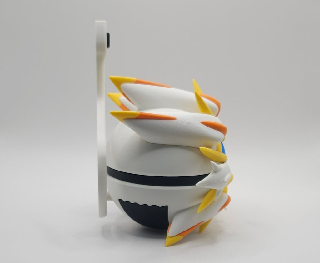 Pokemon Character Design- 3D Printed Pokeball- Solgaleo- Unique Display Collectible
