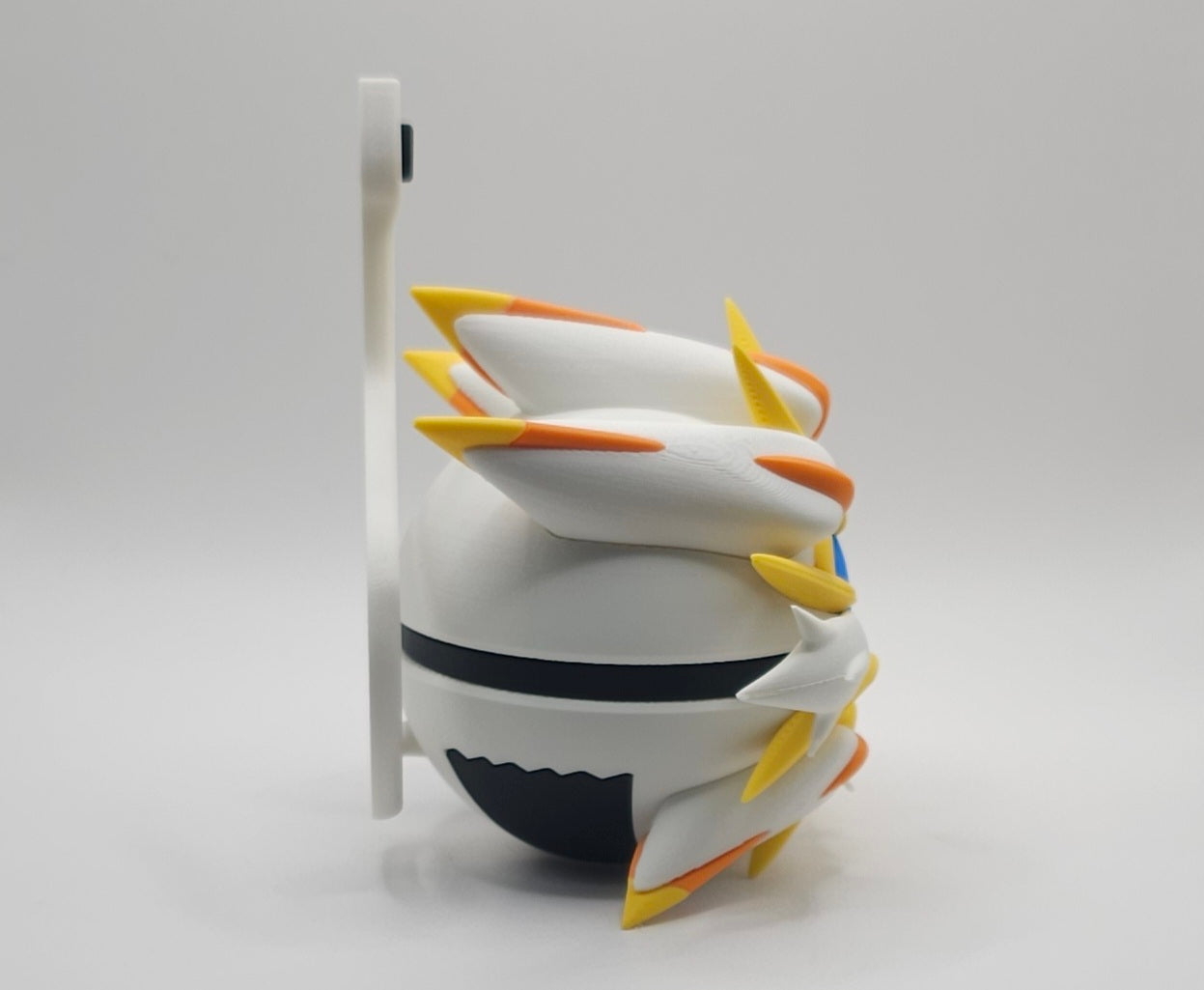 Pokemon Character Design- 3D Printed Pokeball- Solgaleo- Unique Display Collectible