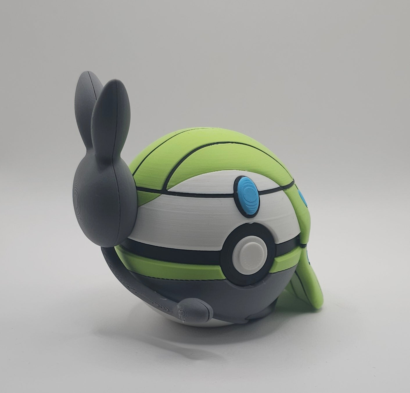 Pokemon Character Design- 3D Printed Pokeball- Meloetta- Unique Display Collectible