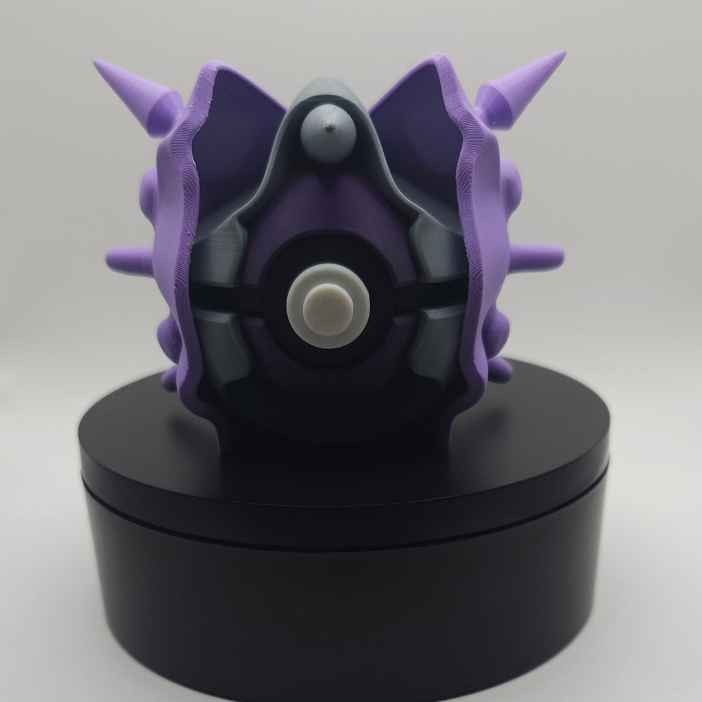 Pokemon Character Design- 3D Printed Pokeball- Cloyster- Unique Display Collectible