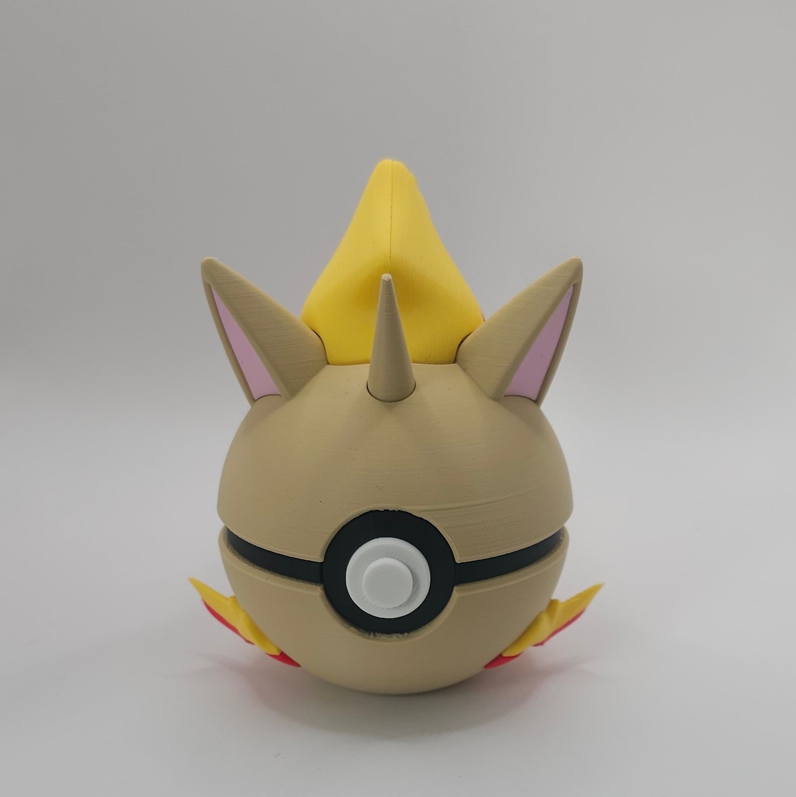 Pokemon Character Design- 3D Printed Pokeball- Rapidash- Unique Display Collectible