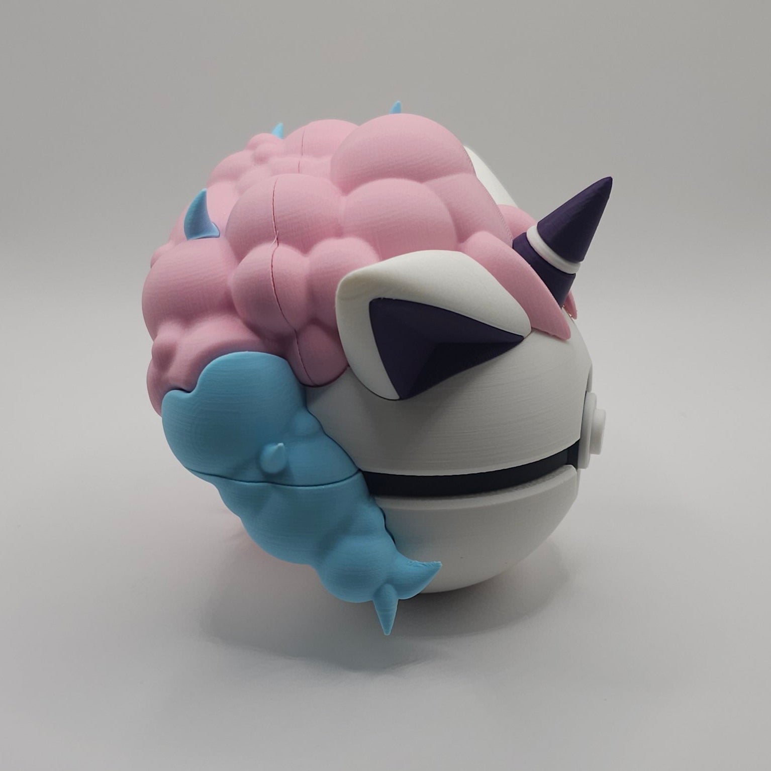 Pokemon Character Design- 3D Printed Pokeball- Galarian Ponyta- Unique Display Fan Art Collectible