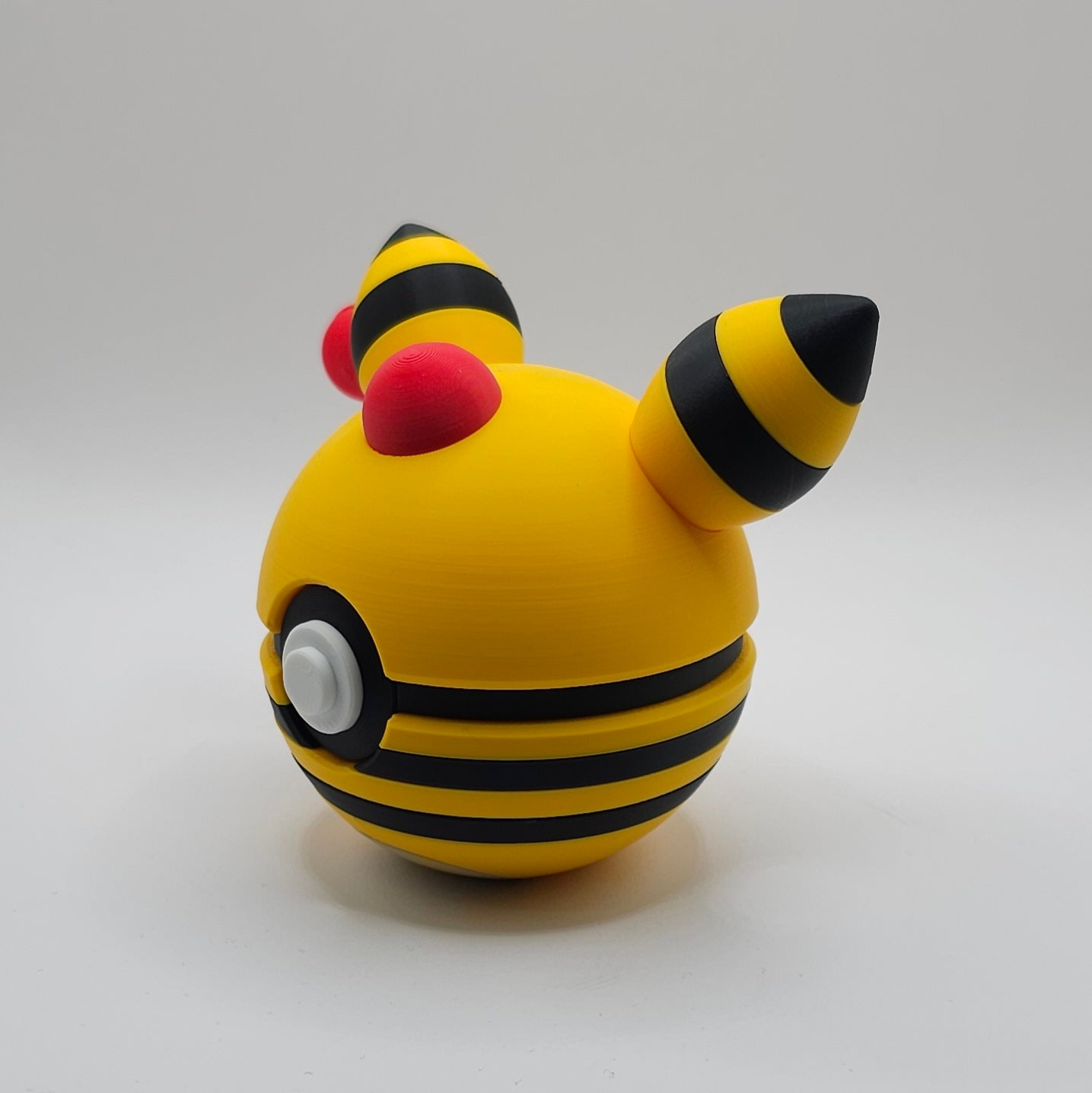 Pokemon Character Design- 3D Printed Pokeball- Ampharos - Unique Display Collectible