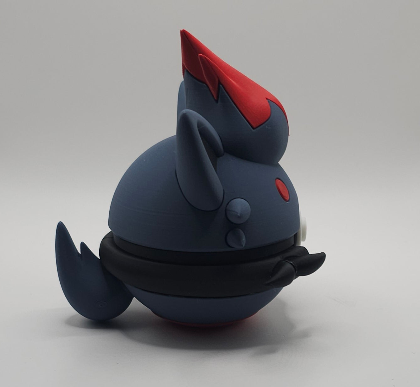 Pokemon Character Design- 3D Printed Pokeball- Zorua- Unique Display Collectible
