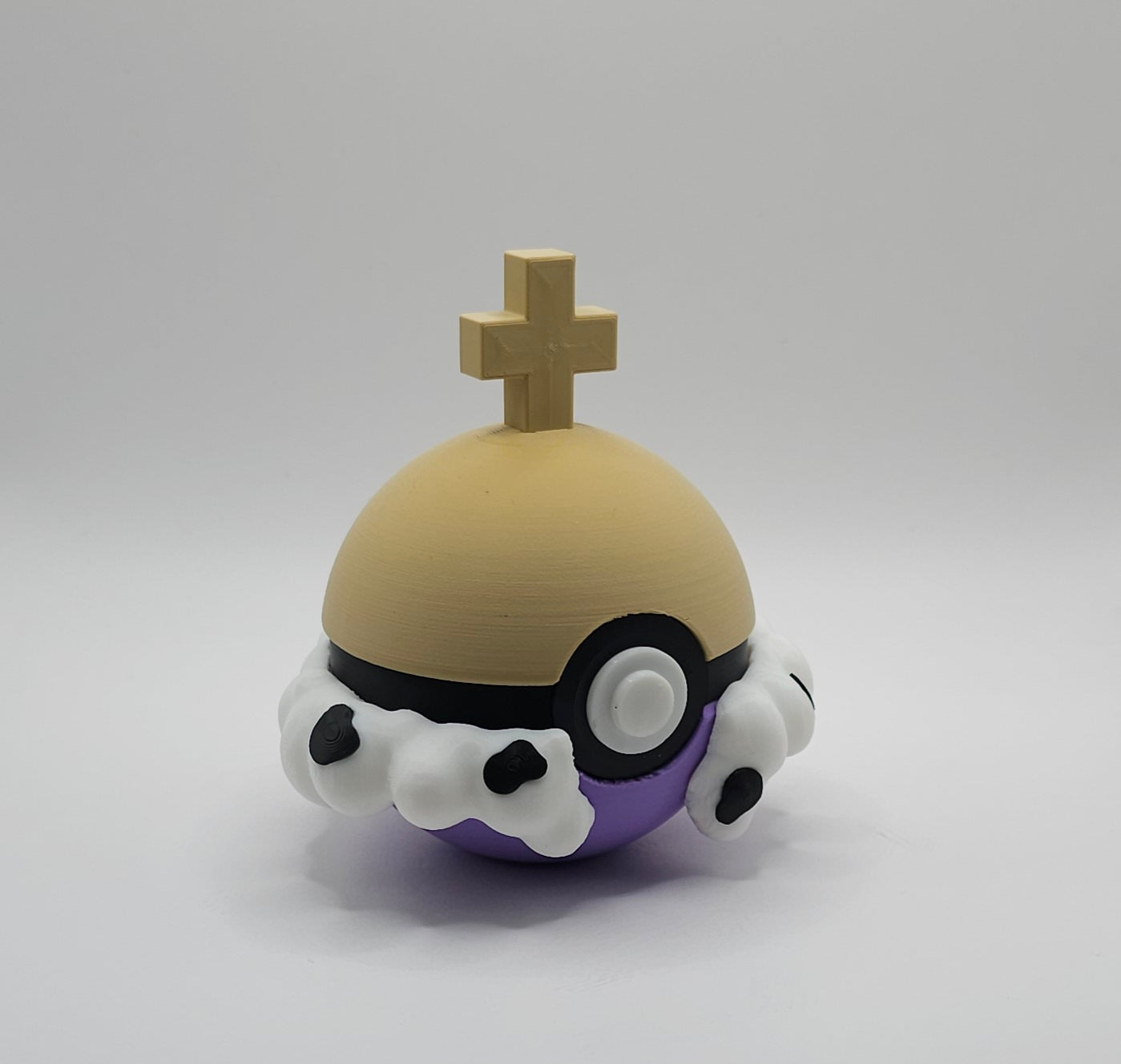 Digital Circus Character Design- 3D Printed Pokeball- Unique Display Collectible