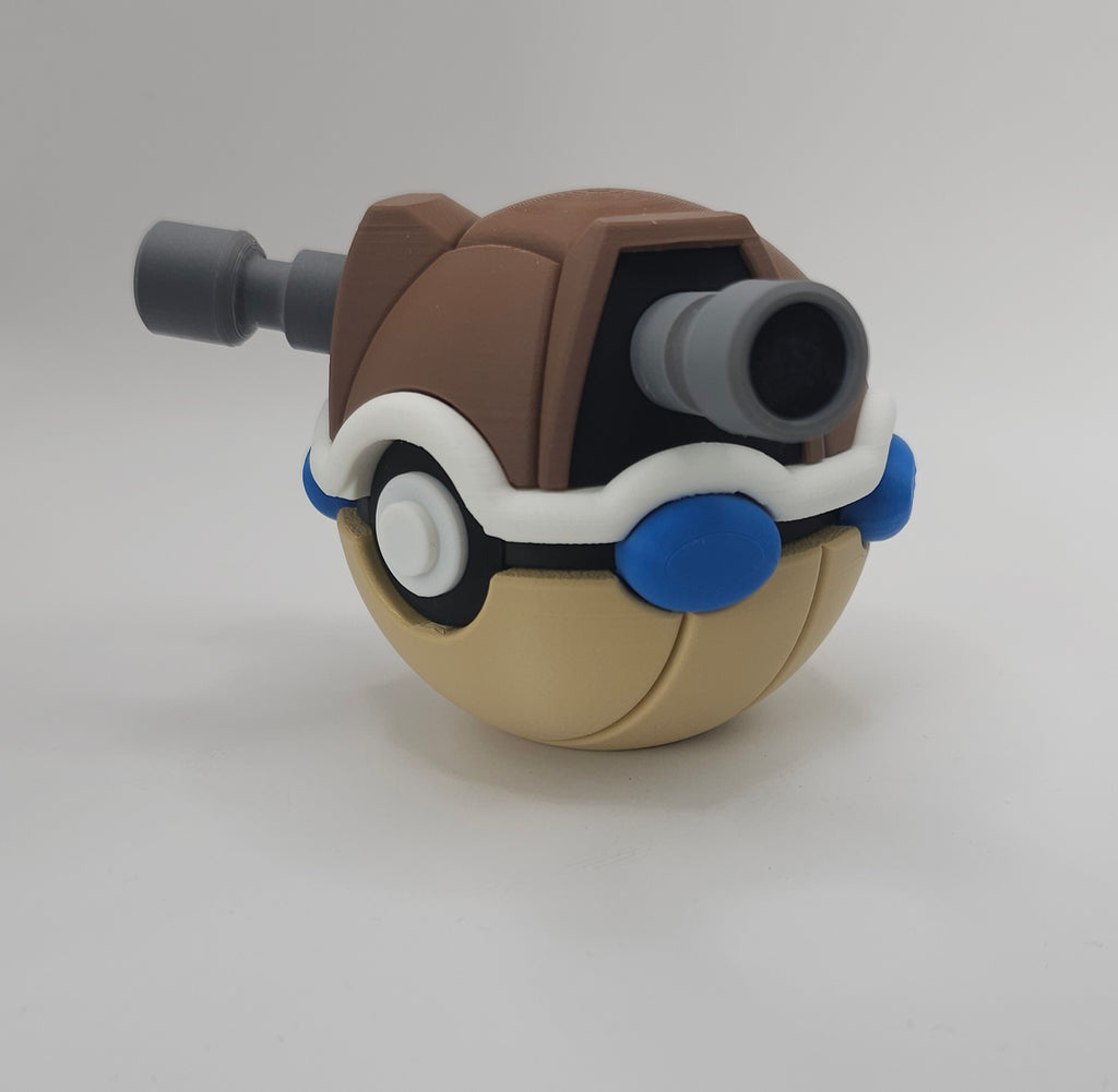 Pokemon Character Design 3D Printed Pokeball - Blastoise - Unique Display Collectible