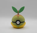 Pokemon Character Design- 3D Printed Pokeball- Turtwig- Unique Display Collectible