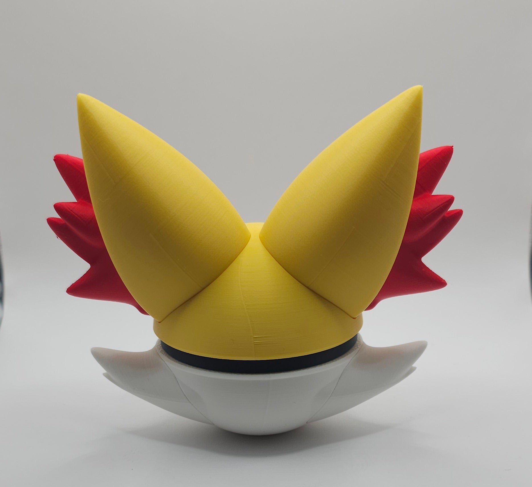 Pokemon Character Design- 3D Printed Pokeball- Fennekin- Unique Display Collectible