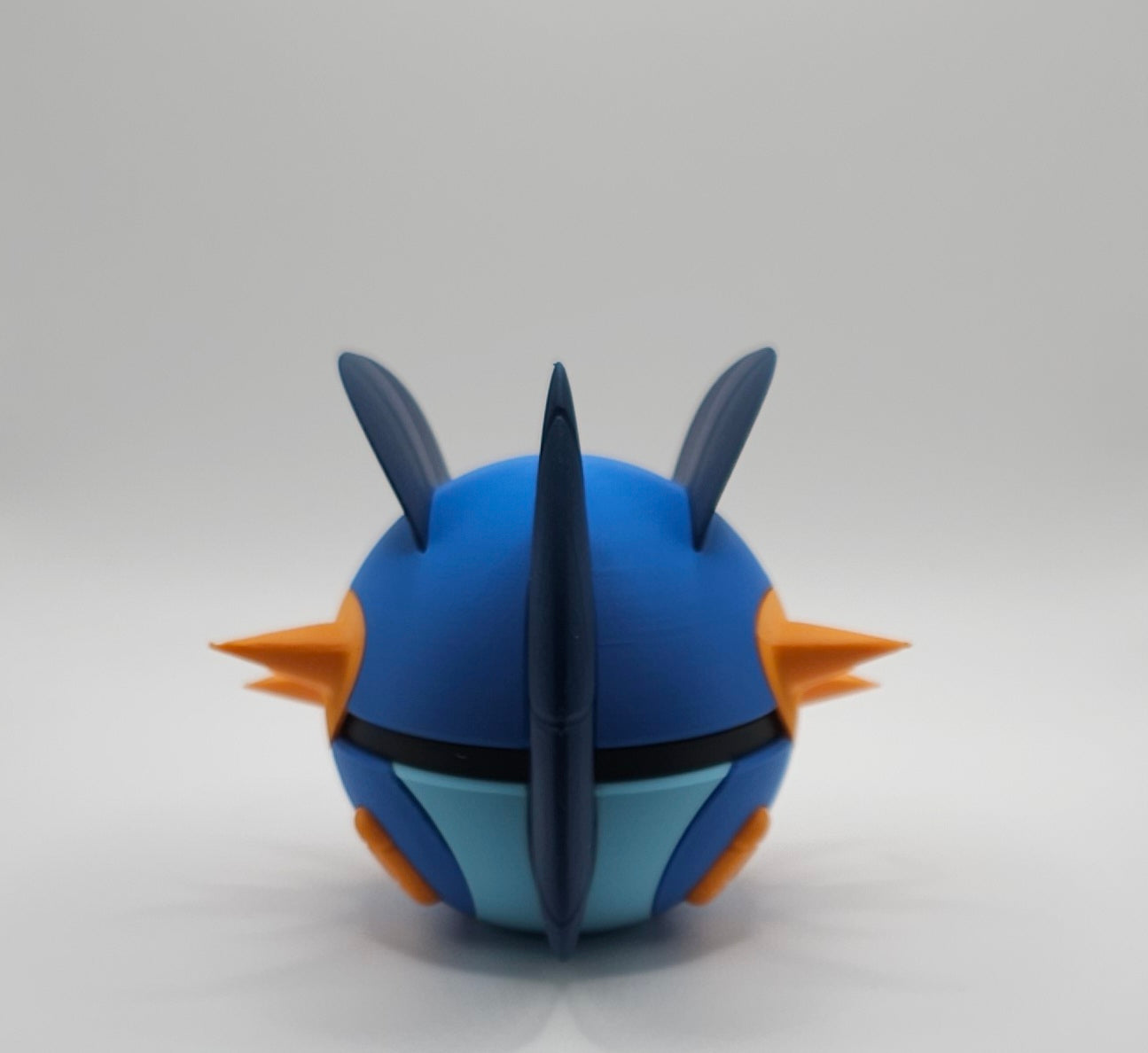 Pokemon Character Design- 3D Printed Pokeball- Swampert - Unique Display Collectible