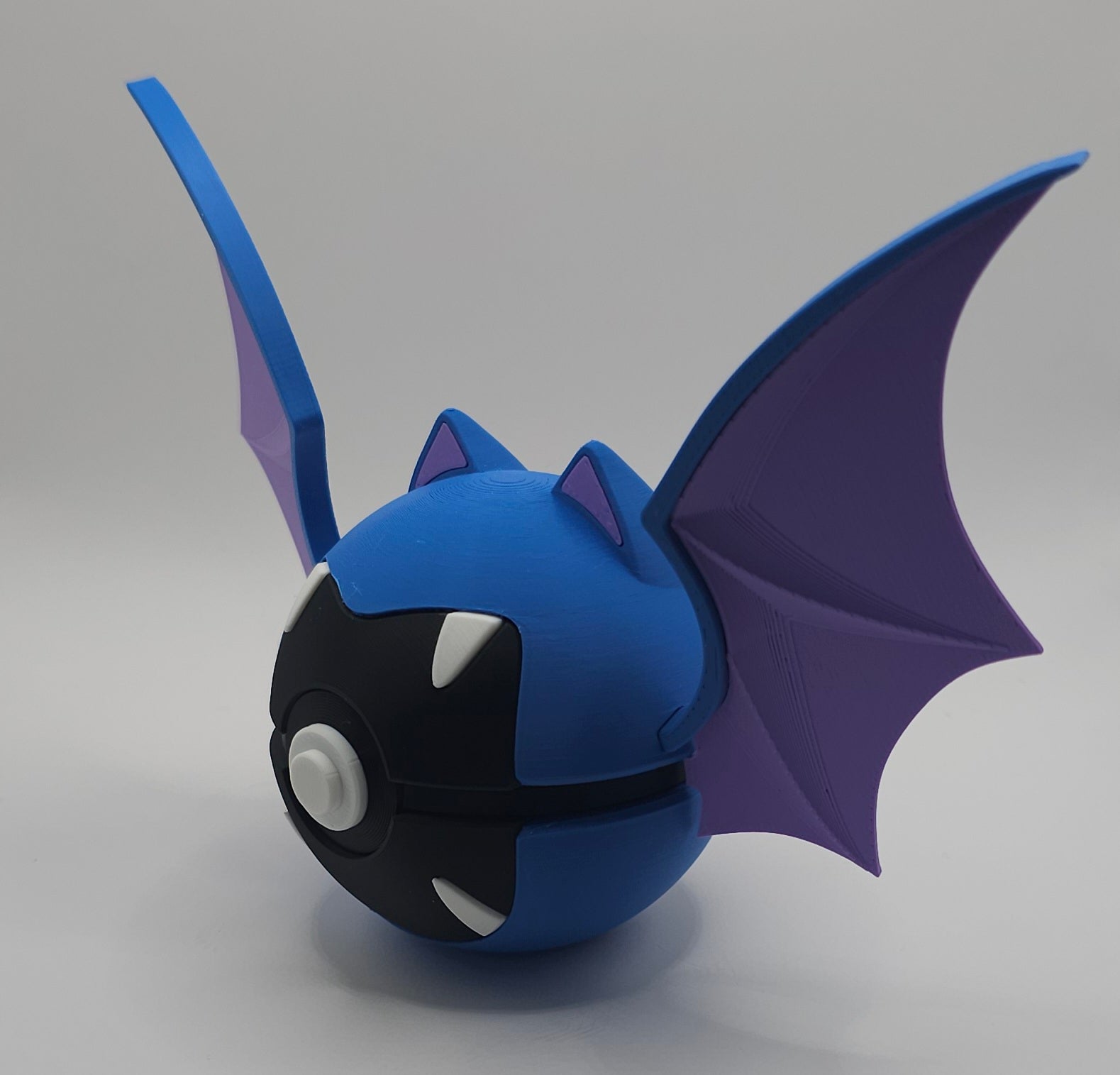 Pokemon Character Design - 3D Printed Pokeball - Golbat - Unique Display Collectible