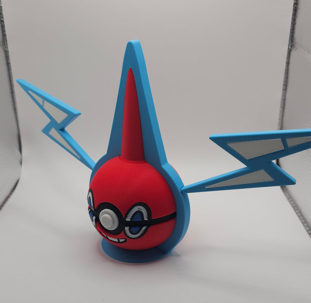 Pokemon Character Design- 3D Printed Pokeball- Rotom- Unique Display Collectible