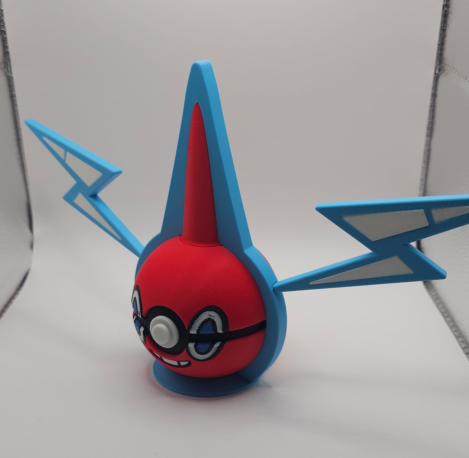 Pokemon Character Design- 3D Printed Pokeball- Rotom- Unique Display Collectible