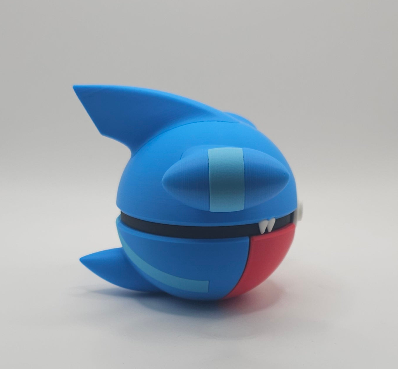 Pokemon Character Design- 3D Printed Pokeball- Gible- Unique Display Collectible