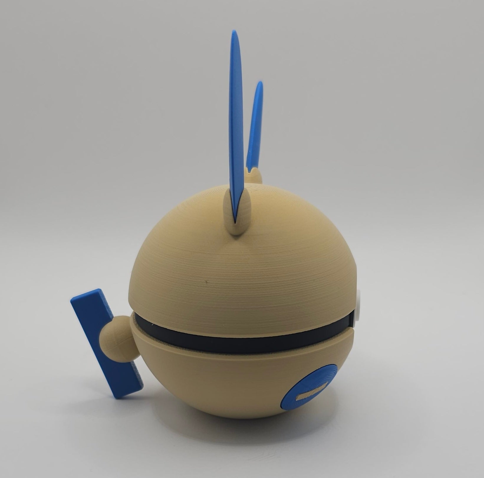 Pokemon Character Design- 3D Printed Pokeball- Minun & Plusle- Unique Display Collectible