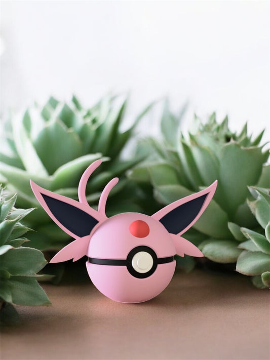 Pokemon Character Design - Espeon - 3D Printed Pokeball - Unique Display Collectible