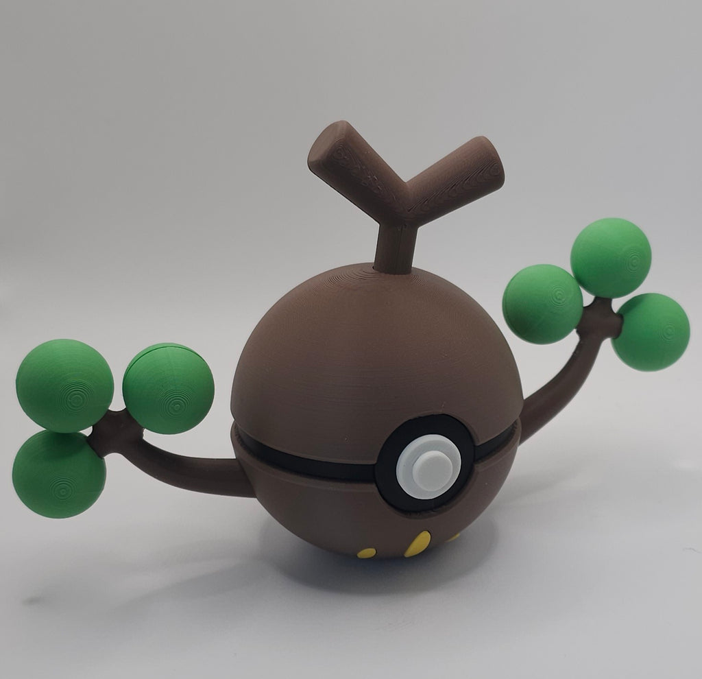 Pokemon Character Design- 3D Printed Pokeball- Sudowoodo- Unique Display Collectible
