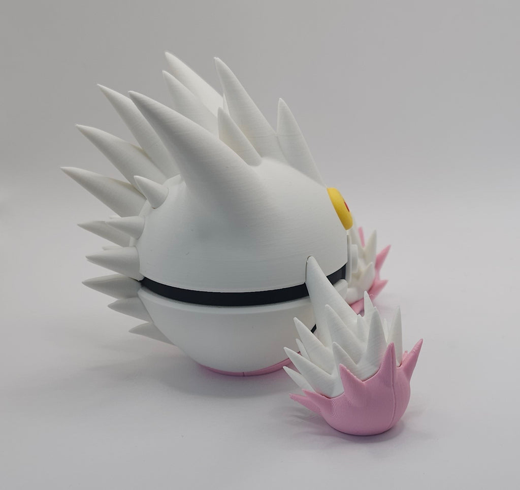 Pokemon Character Design- 3D Printed Pokeball- Mega Gengar - Unique Display Collectible