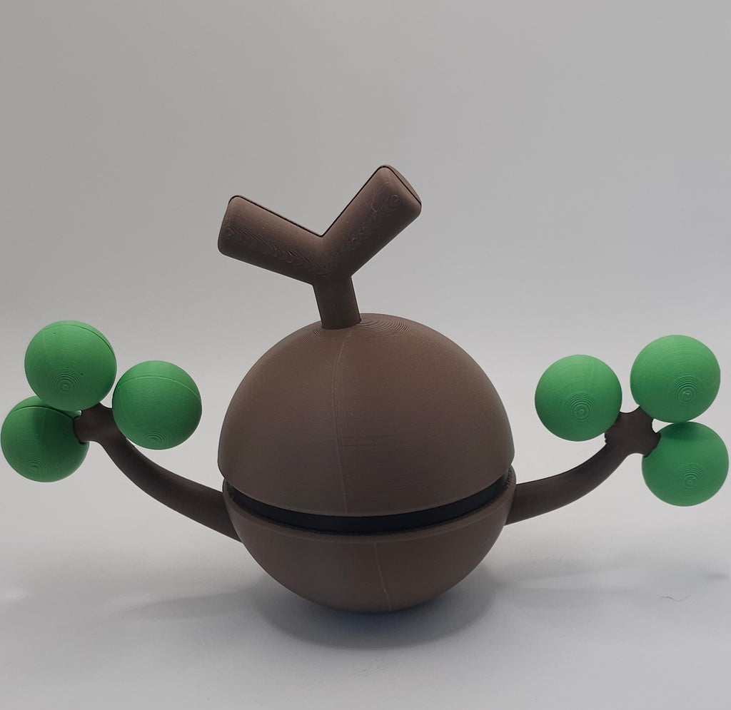 Pokemon Character Design- 3D Printed Pokeball- Sudowoodo- Unique Display Collectible